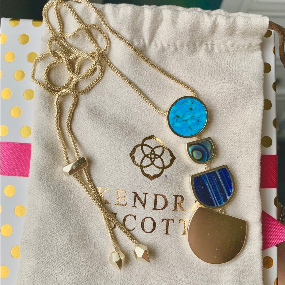 GOLD ADJUSTABLE KENDRA NECKLACE